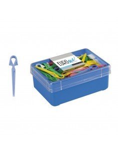 Pinza plástico mediana 60uni