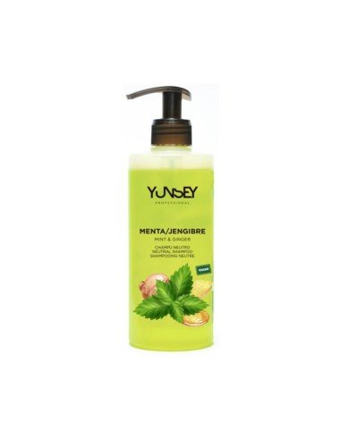 Champú peluquería Neutro Menta&Jengibre Yunsey