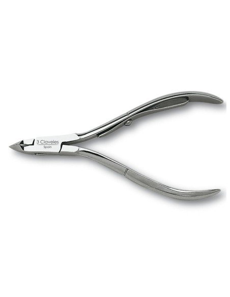 Alicate manicura cutícula Acero Carbono 10cm 3 Claveles