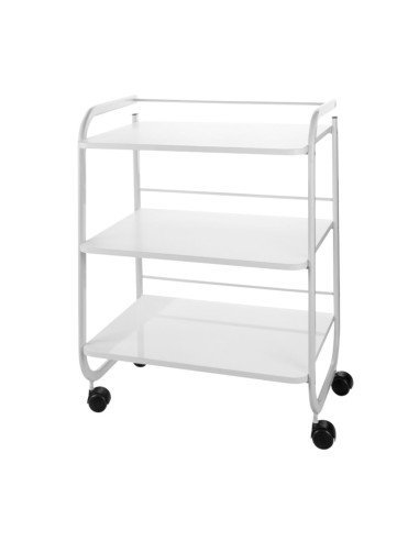 Carrito auxiliar blanco
