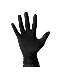 Guante Nitrilo Negro Sin Polvo 100 unidades