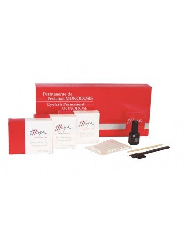 Kit  Permanente Pestañas Monodosis 12 servicios Thuya